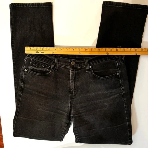💖 Vintage Y2K Black Levi’s 505 Straight Leg Jeans - Picture 12 of 17
